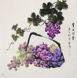 【已售】何華賢 四尺斗方《金玉滿堂》 潁淮書畫名家