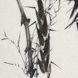 何華賢 四尺三開(kāi)《竹報(bào)平安》 潁淮書(shū)畫(huà)名家