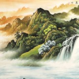 【已售】楊銘昌 小八尺《源遠(yuǎn)流長(zhǎng)》 安徽山水畫研究協(xié)會(huì)理事