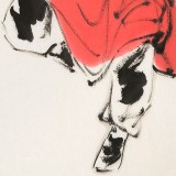 【已售】連紅武 四尺三開《鎮(zhèn)宅圖》 徐悲鴻畫院華北分院副院長