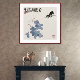王永剛 斗方小品《美食圖》國家一級美術(shù)師（詢價）