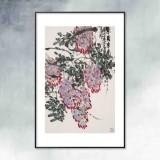 崔春剛 四尺三開(kāi)《紫氣東來(lái)》 青年才俊 中國(guó)當(dāng)代書(shū)畫(huà)研究院理事