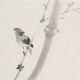 庾超然 四尺三開(kāi)《竹報(bào)平安》 黃鶴樓書(shū)畫(huà)院院長(zhǎng)