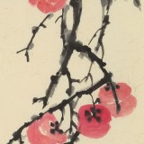 楊勁松 四尺三開《秋實(shí)》 貴州省美術(shù)家協(xié)會會員