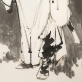 連紅武 四尺《鐘馗圖》 徐悲鴻畫院華北分院副院長