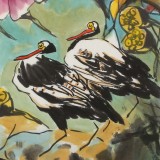 王永剛 三尺斗方《池趣》 國(guó)家一級(jí)美術(shù)師（詢價(jià)）