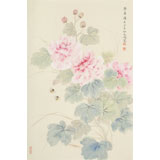 張瑰麗 四尺三開工筆《榮華圖》 湖南省美術(shù)家協(xié)會(huì)會(huì)員