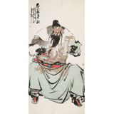 連紅武 四尺《忠義春秋》 徐悲鴻畫院華北分院副院長