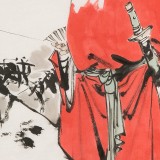 連紅武 四尺《鎮(zhèn)宅圖》 徐悲鴻畫院華北分院副院長