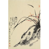 楊勁松 四尺三開《蘭香》 貴州省美術家協(xié)會會員