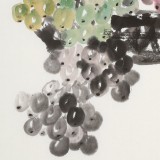 庾超然 四尺三開《碩果圖》 黃鶴樓書畫院院長