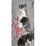 王永剛 三尺《梅雪精神》 國家一級美術(shù)師（詢價）