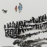 王永剛 四尺斗方《銀色家園》 國(guó)家一級(jí)美術(shù)師（詢(xún)價(jià)）