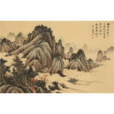 吳顯剛 《云山圖》 貴州七星關(guān)美協(xié)主席