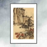 吳顯剛 《觀瀑圖》 貴州七星關美協(xié)主席