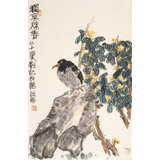 【已售】劉紀(jì) 四尺三開《獨(dú)享秋香》 中國(guó)畫大家 真跡收藏