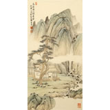 【已售】何揮毫 《高臥溪山閑看云》 當(dāng)代新安畫派代表性名家