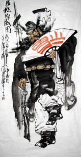 鎮(zhèn)宅風(fēng)水鐘馗畫(huà)《鐘馗神威圖》