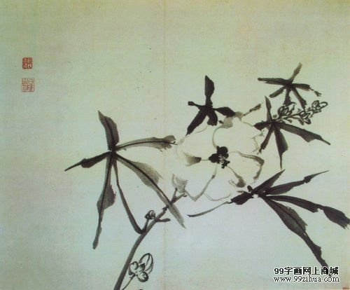 《秋葵圖》紙本